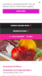 Mobile Screenshot of luckyrobotrestaurant.com
